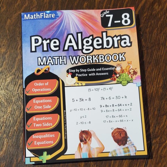 Set of 3 Math Workbooks 8th Grade Pre-Algebra - Picture 2 of 10